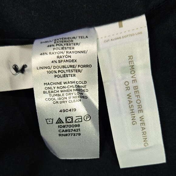 Ann Taylor The Crewneck Jacket in Seasonless Stretch Navy Blue Career Office - Picture 9 of 10